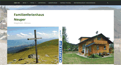 Desktop Screenshot of familienferienhaus-neuper.com