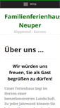 Mobile Screenshot of familienferienhaus-neuper.com
